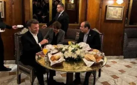 بعد جولته في خان الخليلي.. ماكرون: شكرا للسيسي والمصريين.. تحية للصداقة بين مصر وفرنسا