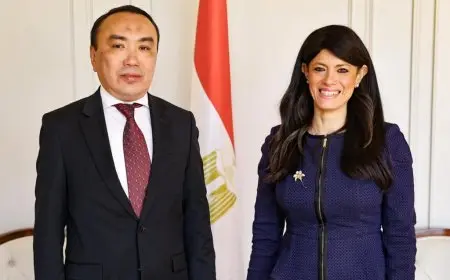 رانيا المشاط تبحث مع سفير كازاخستان لدى مصر استعدادات انعقاد الدورة السادسة للجنة المشتركة