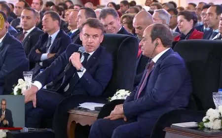 ماكرون: مصر دولة مستقرة ولديها إمكانات هائلة للنمو والاستثمار