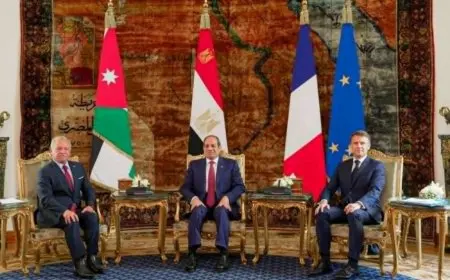 قادة مصر وفرنسا والأردن يجرون اتصالًا هاتفيًا مشتركًا ترامب لبحث تطورات الأوضاع في غزة وأوكرانيا