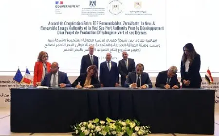 مصر وفرنسا تبرمان اتفاقية لإنشاء وتشغيل محطة شاملة لإنتاج الهيدروجين الأخضر بتكلفة 7 مليارات يورو