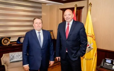 محافظ البنك المركزي المصري يجتمع مع رئيس التحالف الدولي للشمول المالي