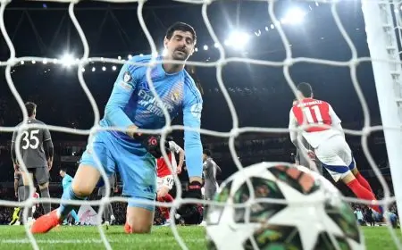 كورتوا: فقدنا قدرة اللعب بكرة القدم أمام أرسنال