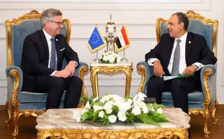 وزير الخارجية يجتمع بالمفوض الأوروبي المعني بالشؤون الداخلية والهجرة