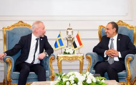 وزير الخارجية يعبر عن الرغبة في تعزيز العلاقات مع السويد نحو آفاق جديدة ومتطورة