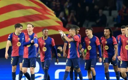 رافينيا يقود برشلونة نحو الصدارة ويقترب من تحقيق رقم ميسي