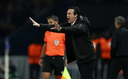 إيمري يُهدد سان جيرمان على الرغم من الهزيمة بثلاثية في بارك دي برانس