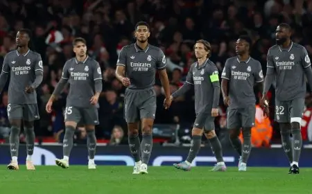 ما الذي قاله لاعبو ريال مدريد في غرفة الملابس بعد ثلاثية أرسنال؟