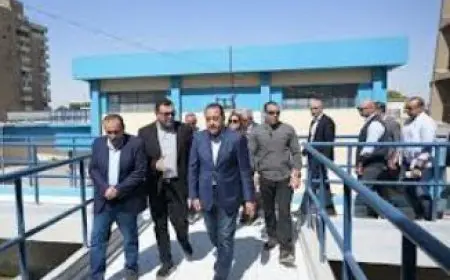 مدبولي يزور المعمل المركزي لمياه الشرب في محطة المياه المرشحة التشيكية بحي شرق مدينة أسيوط