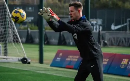 تير شتيغن يعلن عن موعد عودته لحراسة مرمى برشلونة
