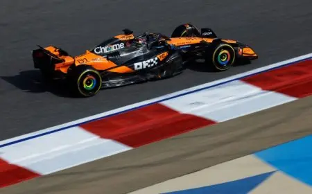 فورمولا 1: بياستري يبرز مهاراته في البحرين ومكلارين تتفوق في التجارب الحرة