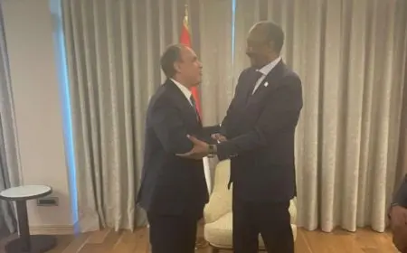 وزير الخارجية يلتقي برئيس مجلس السيادة الانتقالي السوداني خلال منتدى أنطاليا الدبلوماسي