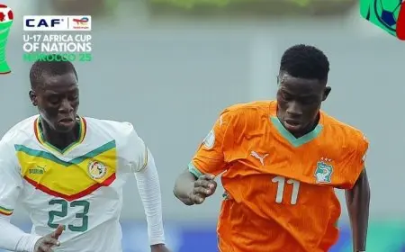 كأس إفريقيا تحت 17 عامًا: كوت ديفوار تتفوق على السنغال وتصل إلى نصف النهائي