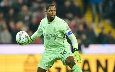 مانيان حارس ميلان يغادر المستشفى بعد حادث مقلق خلال مواجهة أودينيزي