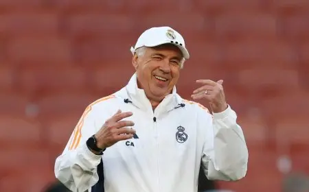 أنشيلوتي: ريال مدريد سيقاتل حتى النهاية أمام أرسنال