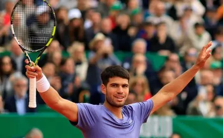 ألكاراز يحصد لقبه الأول في مونت كارلو بعد انتفاضة مثيرة ضد موسيتي