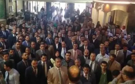 نقابة المحامين في الفيوم تنظم وقفة احتجاجية احتجاجا على ارتفاع الرسوم القضائية