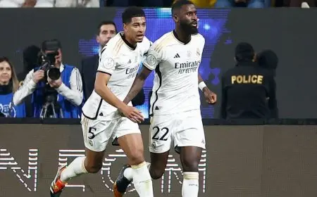 تفاصيل مشاجرة بيلينغهام وروديغر خلال تدريبات ريال مدريد