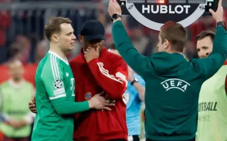 نوير يستمر في الغياب عن مباراة بايرن ميونيخ ضد إنتر ميلان