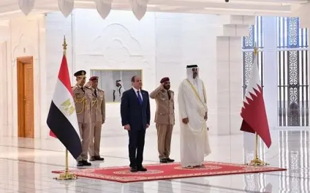 بيان مشترك بين مصر وقطر: تأييد كامل لخطة إعادة إعمار غزة