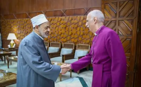 زيارة رئيس أساقفة الكنيسة الأسقفية إلى شيخ الأزهر الشريف