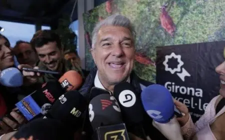 لابورتا يتحدث لأول مرة عن حلم تحقيق الثلاثية الجديدة مع برشلونة