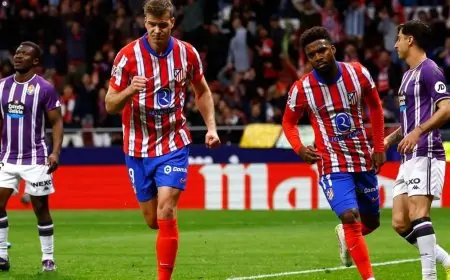 أتلتيكو مدريد يتغلب على بلد الوليد ويواصل ضغطه على القطبين