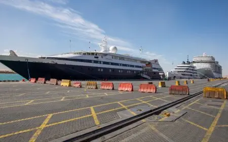 وزارة النقل تؤكد تقدم سير العمل في مشروع استكمال وتطوير ميناء السخنة