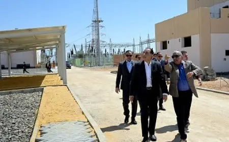 رئيس الوزراء يزور محطة أمونت لتوليد الطاقة الرياحية في رأس غارب باستثمارات تبلغ 700 مليون دولار