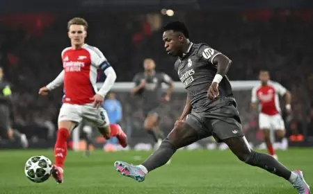 تسعة لاعبين من ريال مدريد وأرسنال يواجهون خطر الغياب عن نصف النهائي