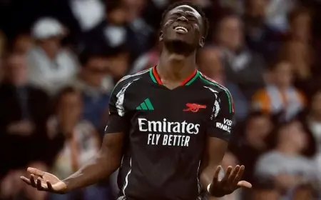 الشوط الأول.. ساكا يمنع أرسنال من التفوق على ريال مدريد