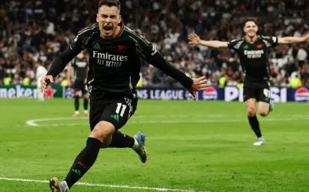 موعد مباراة أرسنال وسان جيرمان في نصف نهائي دوري أبطال أوروبا