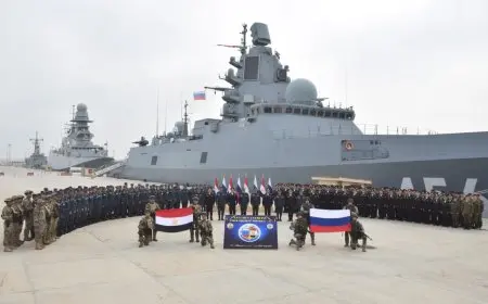 ختام التدريبات البحرية المشتركة بين مصر وروسيا “جسر الصداقة”