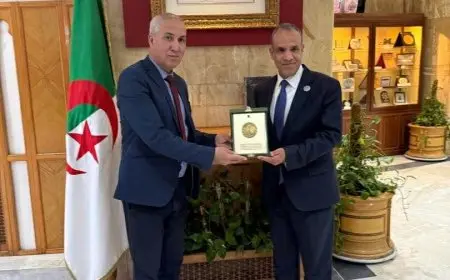 عبدالعاطي يتفقد النصب التذكاري في مقام الشهيد بالجزائر