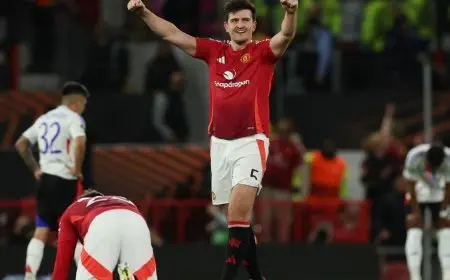 تصريحات ماغواير بعد تسجيله هدف فوز مانشستر يونايتد على ليون