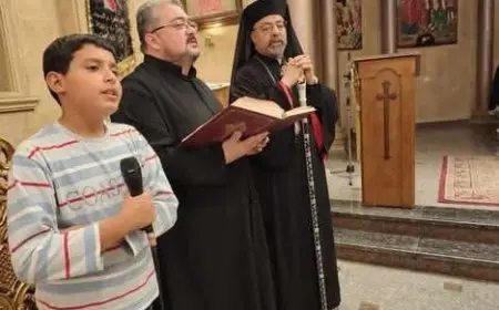 بطريرك الأقباط الكاثوليك يقود صلاة الجمعة العظيمة من البصخة المقدسة في حدائق القبة