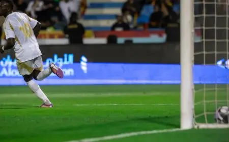 ماني يتألق ورونالدو يتراجع في هزيمة النصر أمام القادسية