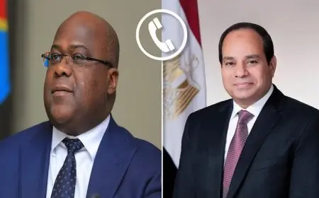 السيسي يتباحث مع رئيس الكونغو الديمقراطية حول القضايا الإقليمية