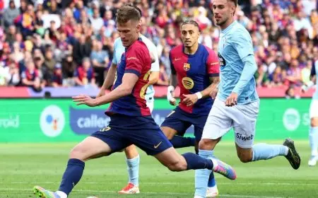 ركلة جزاء في اللحظات الأخيرة تنقذ برشلونة من التعادل المخيب أمام سيلتا فيغو