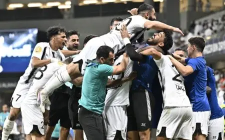 تتويج الجزيرة بكأس الرابطة الإماراتية تحت قيادة الحسين عموتة