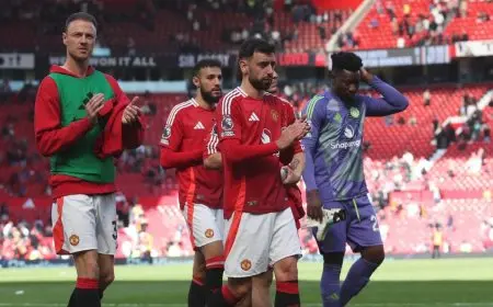 هزيمة ثامنة لمانشستر يونايتد على ملعب “أولد ترافورد” تسجل رقماً سلبياً قياسياً