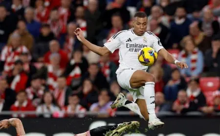 جماهير ريال مدريد تواصل انتقاداتها لمبابي رغم غيابه عن مباراة بلباو