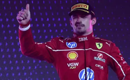 لوكلير لم يتوقع أن تحقق فيراري المركز الثالث في سباق السعودية