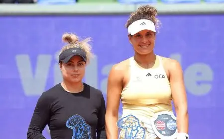 ميار شريف المصرية تتوج بلقب الجائزة الكبرى في بطولة مدريد للتنس