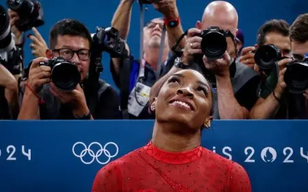 بايلز، أسطورة الجمباز الأمريكية: لم أقرر بعد المشاركة في أولمبياد 2028