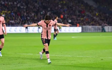 باريس سان جيرمان يسجّل إنجازاً تاريخياً على الرغم من التعادل مع نانت