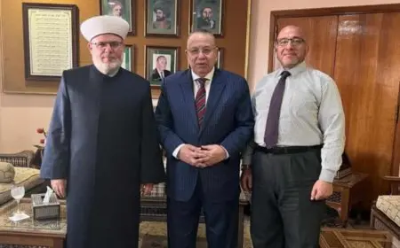 نقيب الأشراف ورئيس المجلس الفقهي الأسترالي يناقشان سبل التعاون المشترك