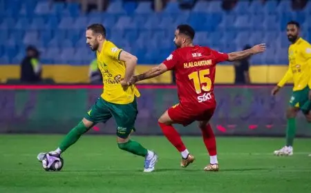 هدف كينونيس ينقذ القادسية من الهزيمة أمام الخليج في الدوري السعودي