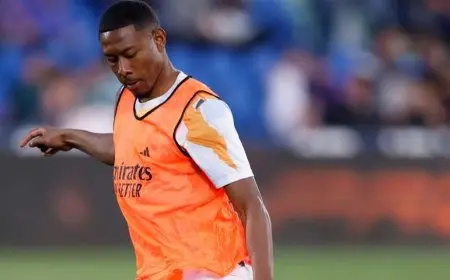 ريال مدريد يعلق آماله على لحاق ألابا بالكلاسيكو أمام برشلونة