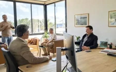 زيارة وزير الزراعة لمقر مرصد الصحراء والساحل في تونس لمناقشة استراتيجية العمل مع الموظفين